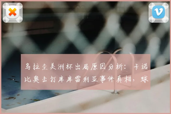 乌拉圭美洲杯出局原因分析：卡诺比奥击打库库雷利亚事件真相，球队内讧社媒反应与争议瞬间解读